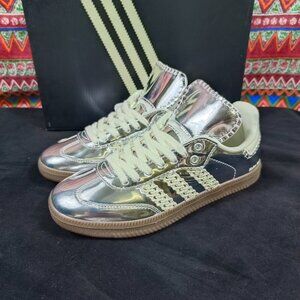 Adidas Samba x Wales Bonner Silver Metallic